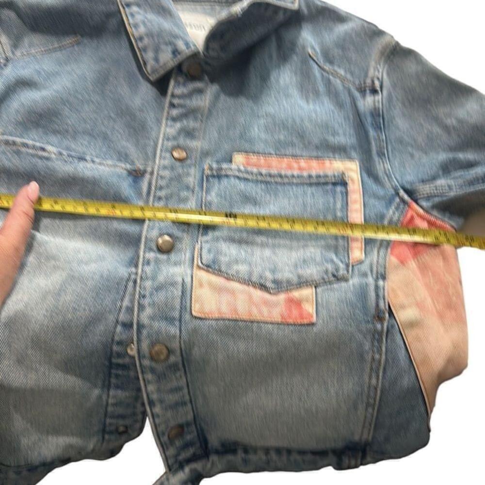 Andersson Bell Patchwork Drop-Shoulder Denim Jacket
Boho lounge unique sz Lg - Picture 9 of 16